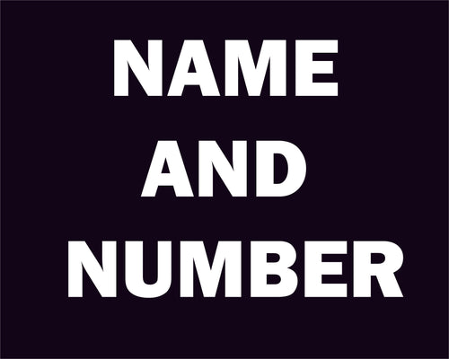 Warrior Basketball-Name/Number