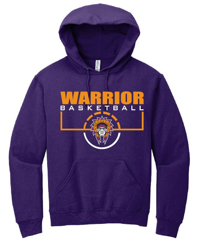 Warrior Basketball Purple Hoodie