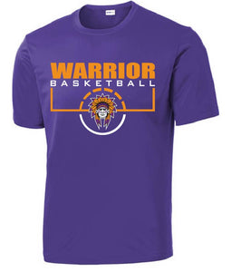 Warrior Basketball Purple Tee