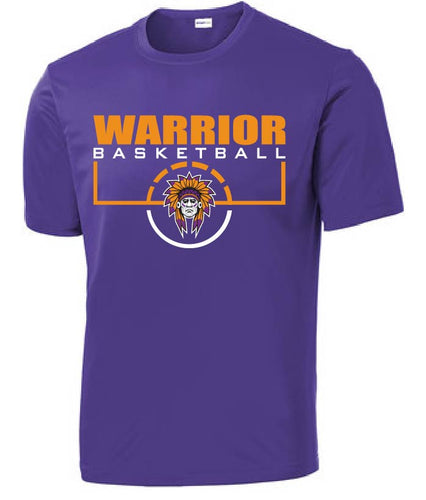 Warrior Basketball Purple Dri Fit Tee